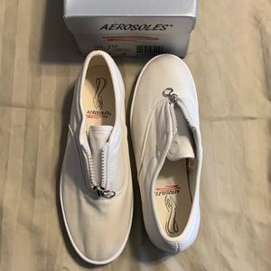 Aerosoles One Zip Canvas Sneakers